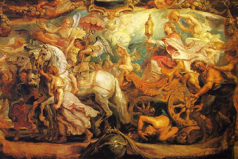 Peter Paul Rubens The Triumph of the Church Sweden oil painting art